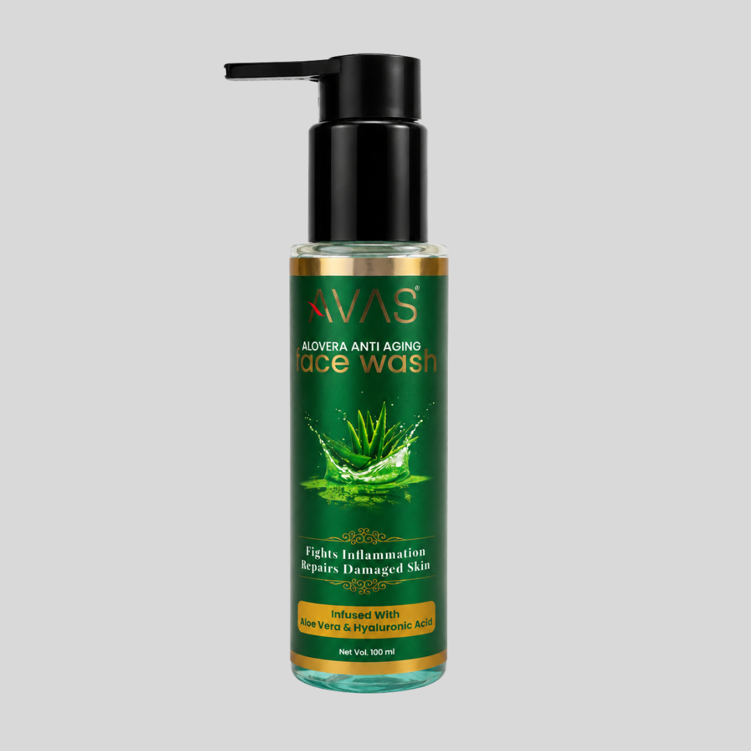 Avas alovera anti aging face wash